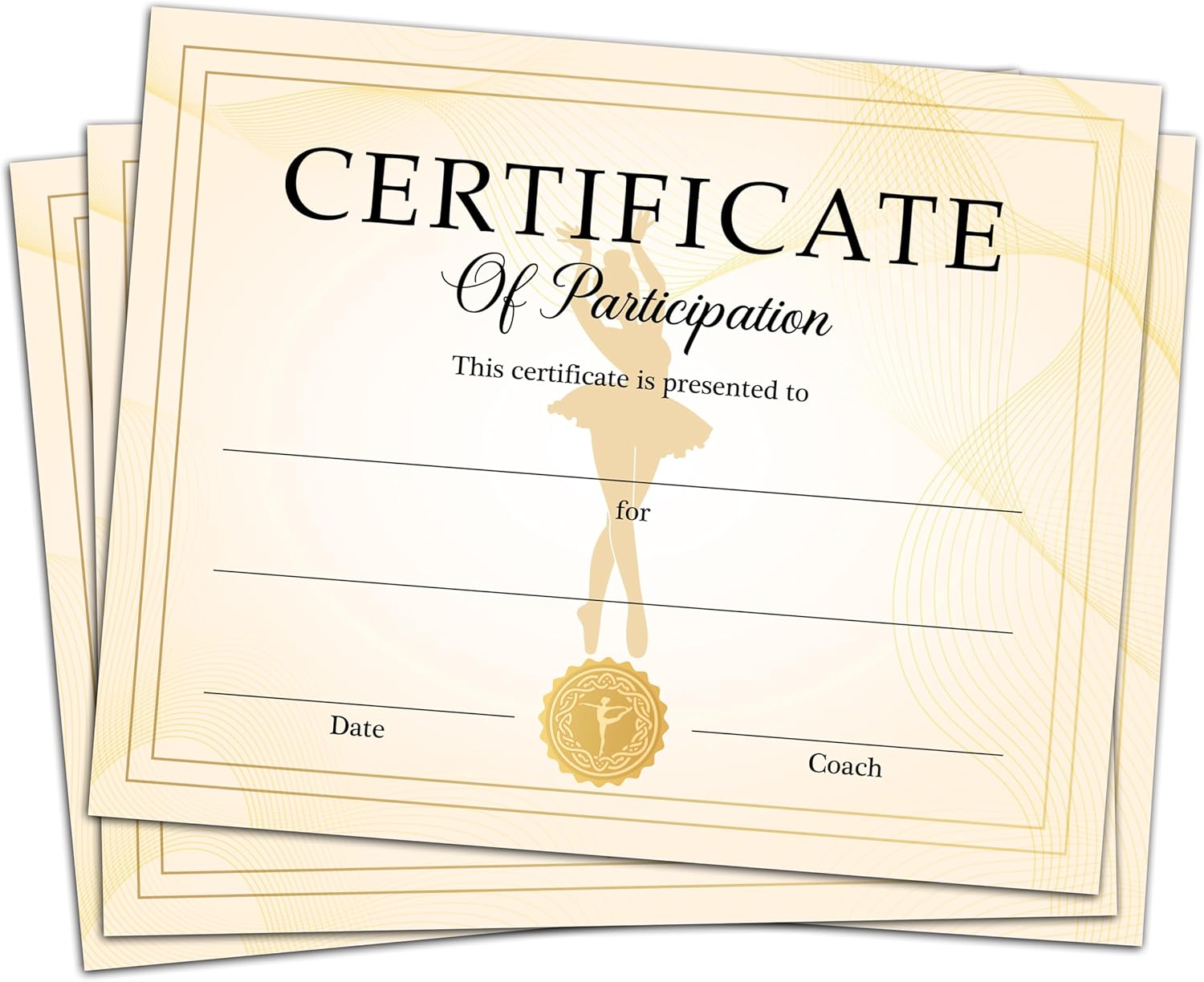 Zcsni Dance Awards Certificate 25 Pcs Set