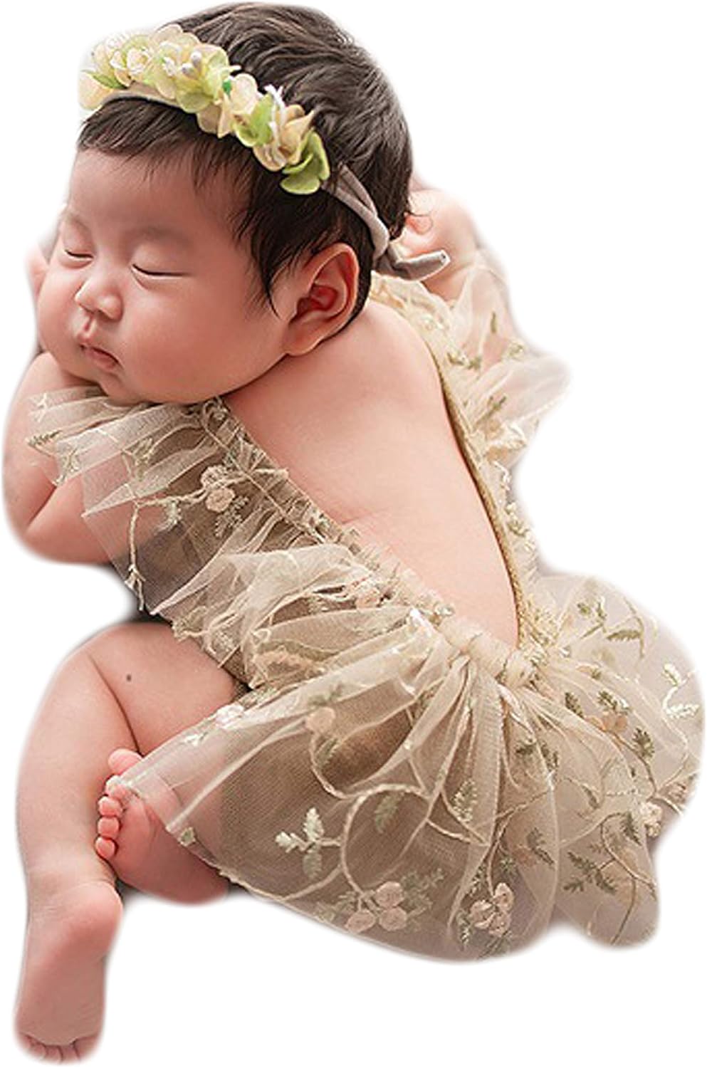 Zeroest Baby Photography Props Lace Hats Outfit Newborn Photo Shoot Infant Costume