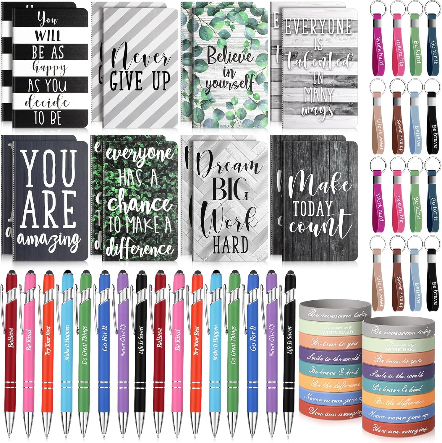 PerKoop 64 Piece Motivational Gift Set