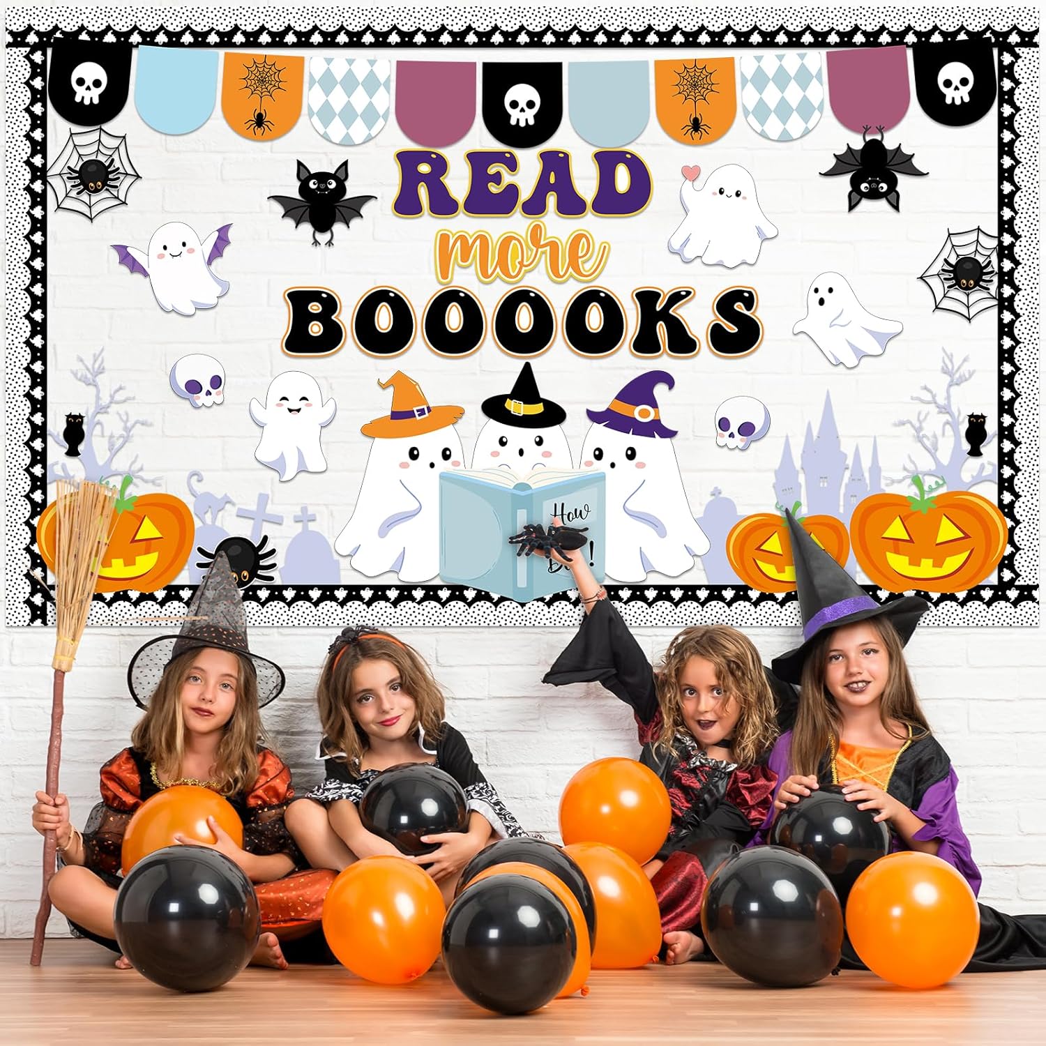 Halloween Bulletin Board Decorations Classroom Party Decor