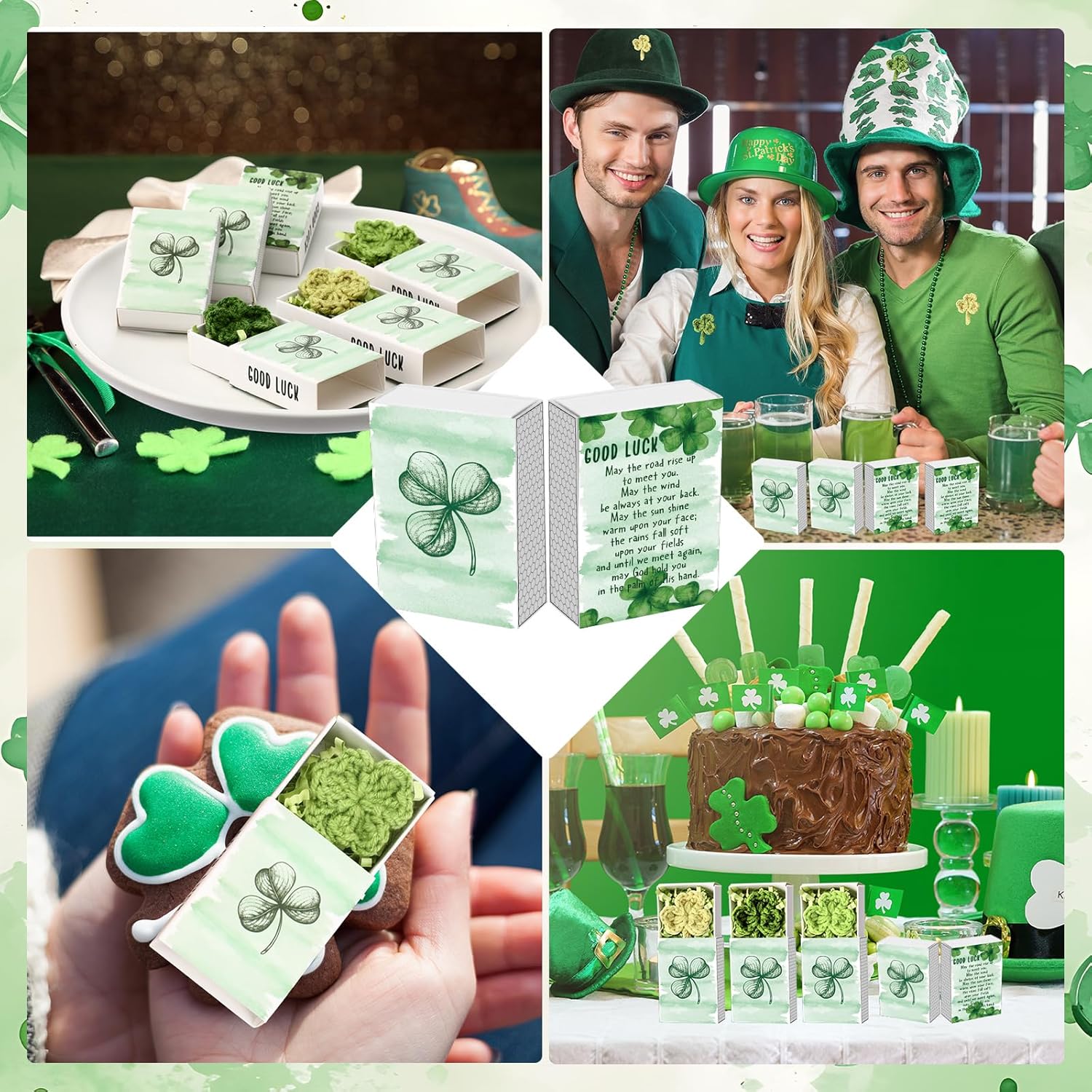 Wettarn 24 Piece St Patricks Day Gift Set