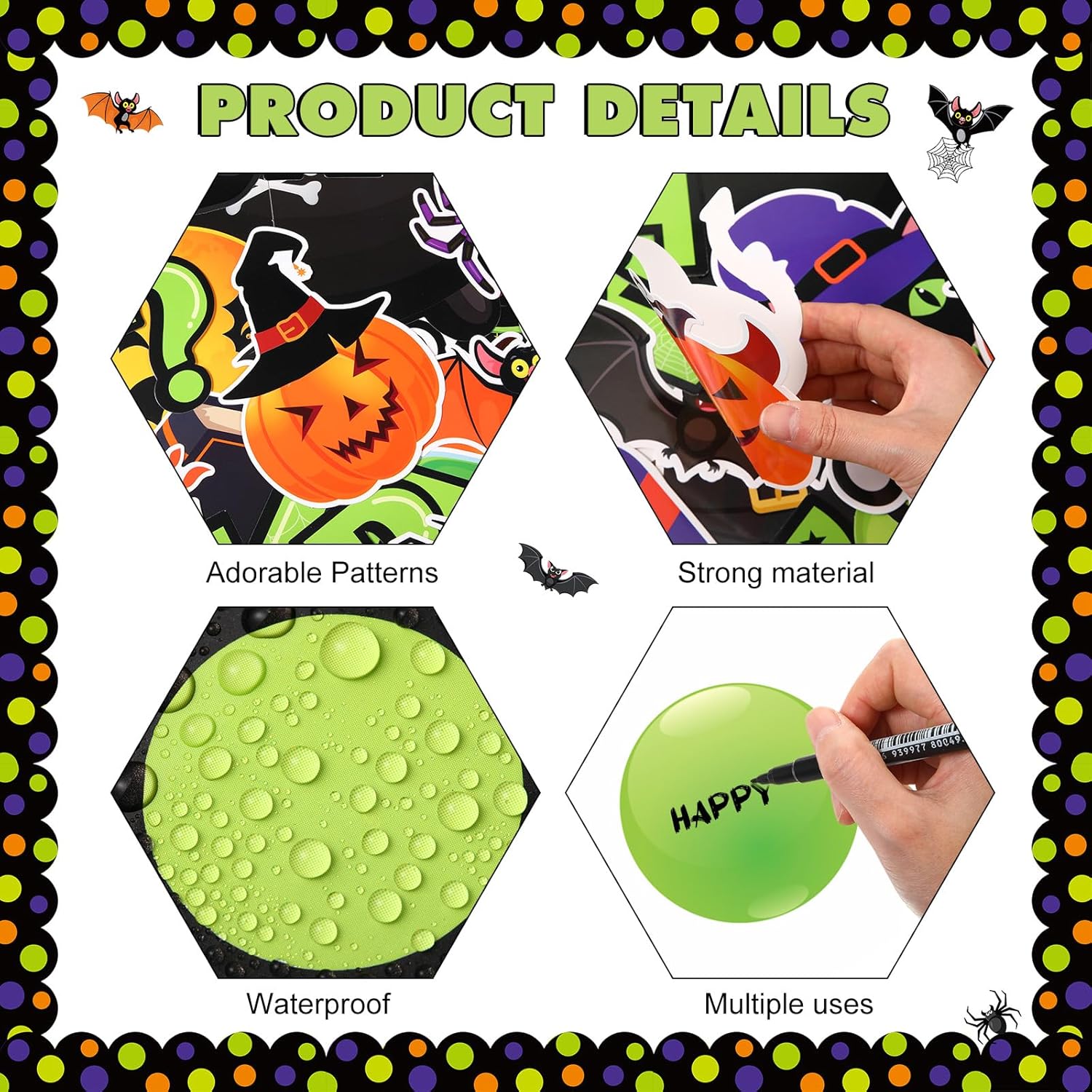 Pasimy Halloween Bulletin Board Decor Set