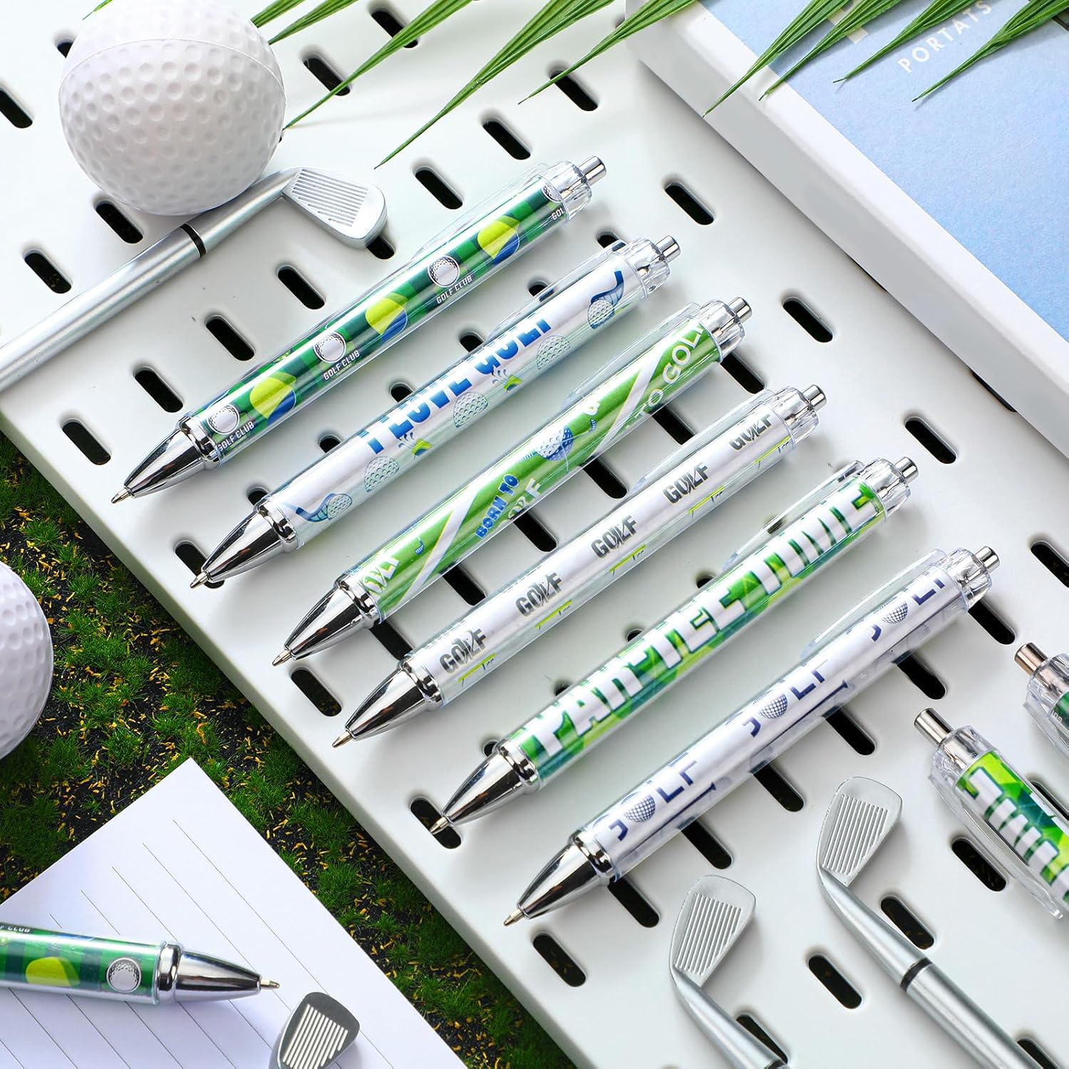 48 Golf Themed Birthday Party Pens with Golf Ball Design