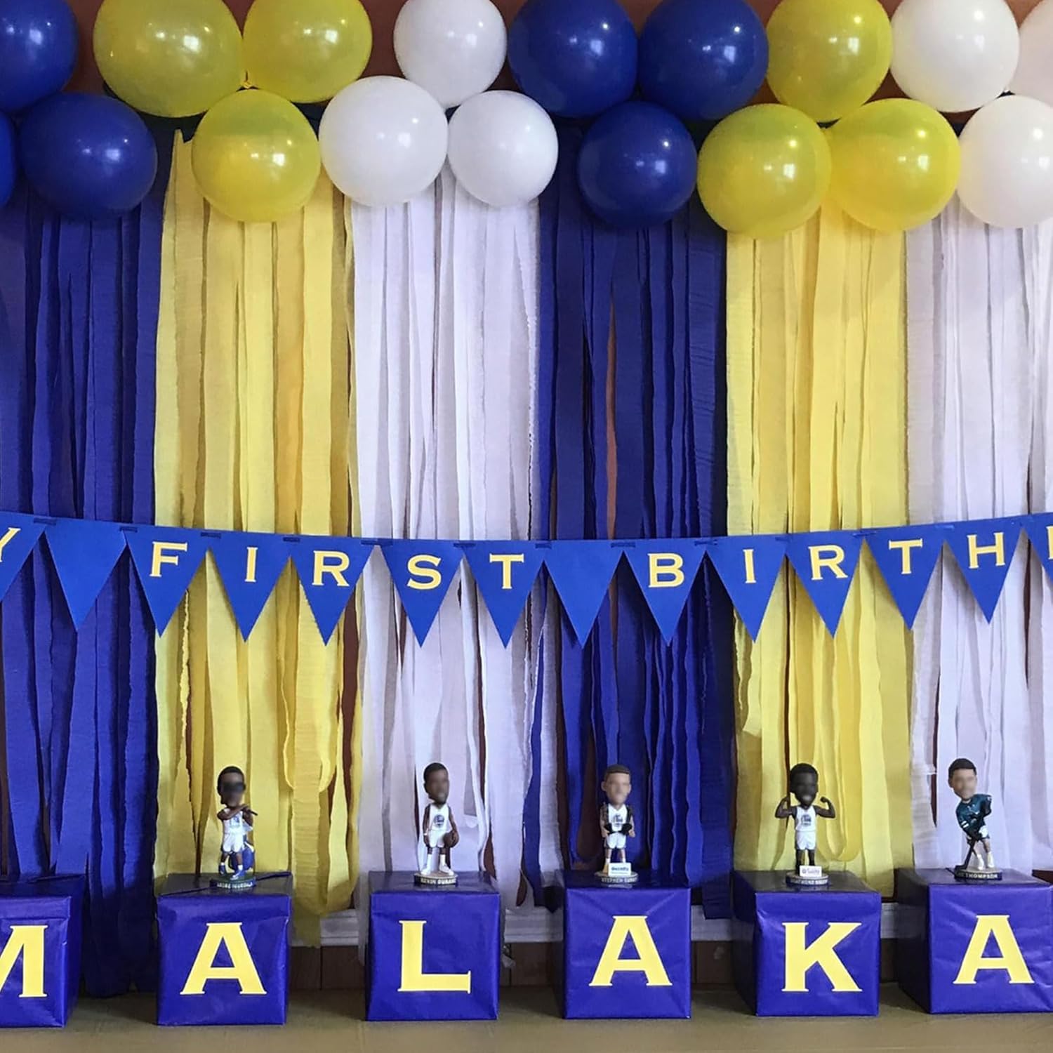 Yellow Crepe Paper Streamers for Party Decorations