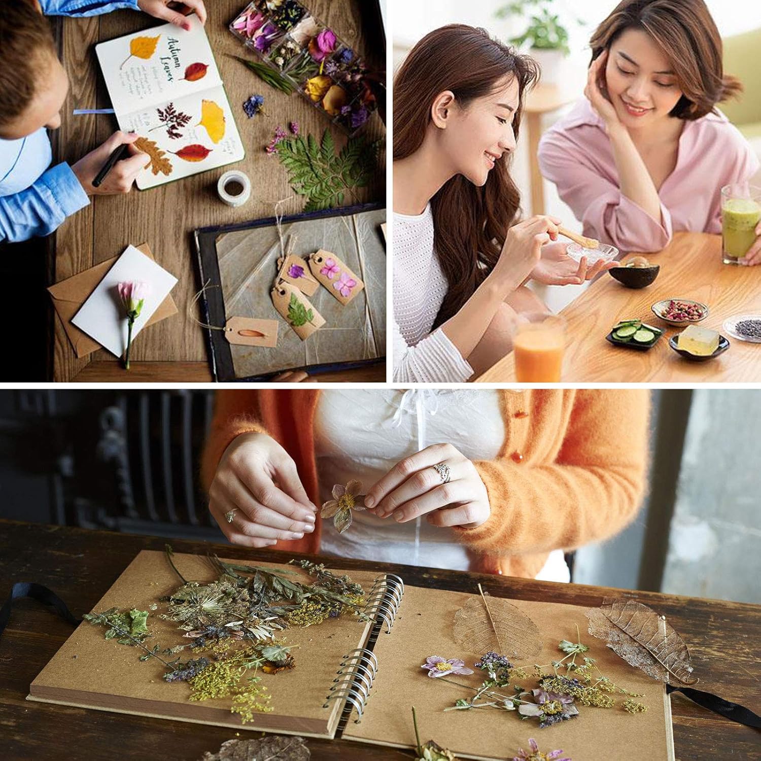 9 Bags Natural Dried Flowers Herbal Kit for Soap and Candle Making