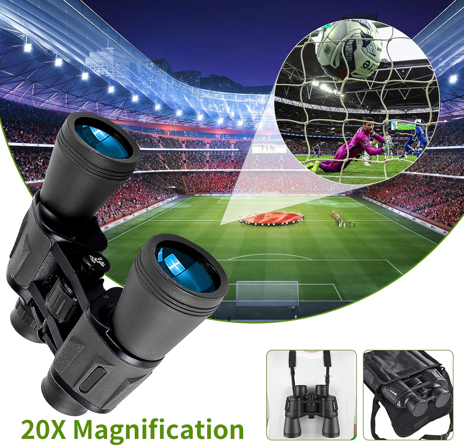 20x50 High Powered Binoculars for Adults