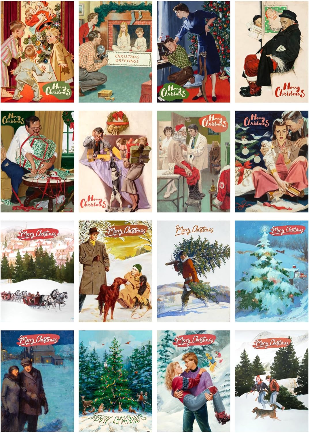 Flonz Decoupage Paper Pack Happy Families Couples Christmas 35 Sheets 6x8