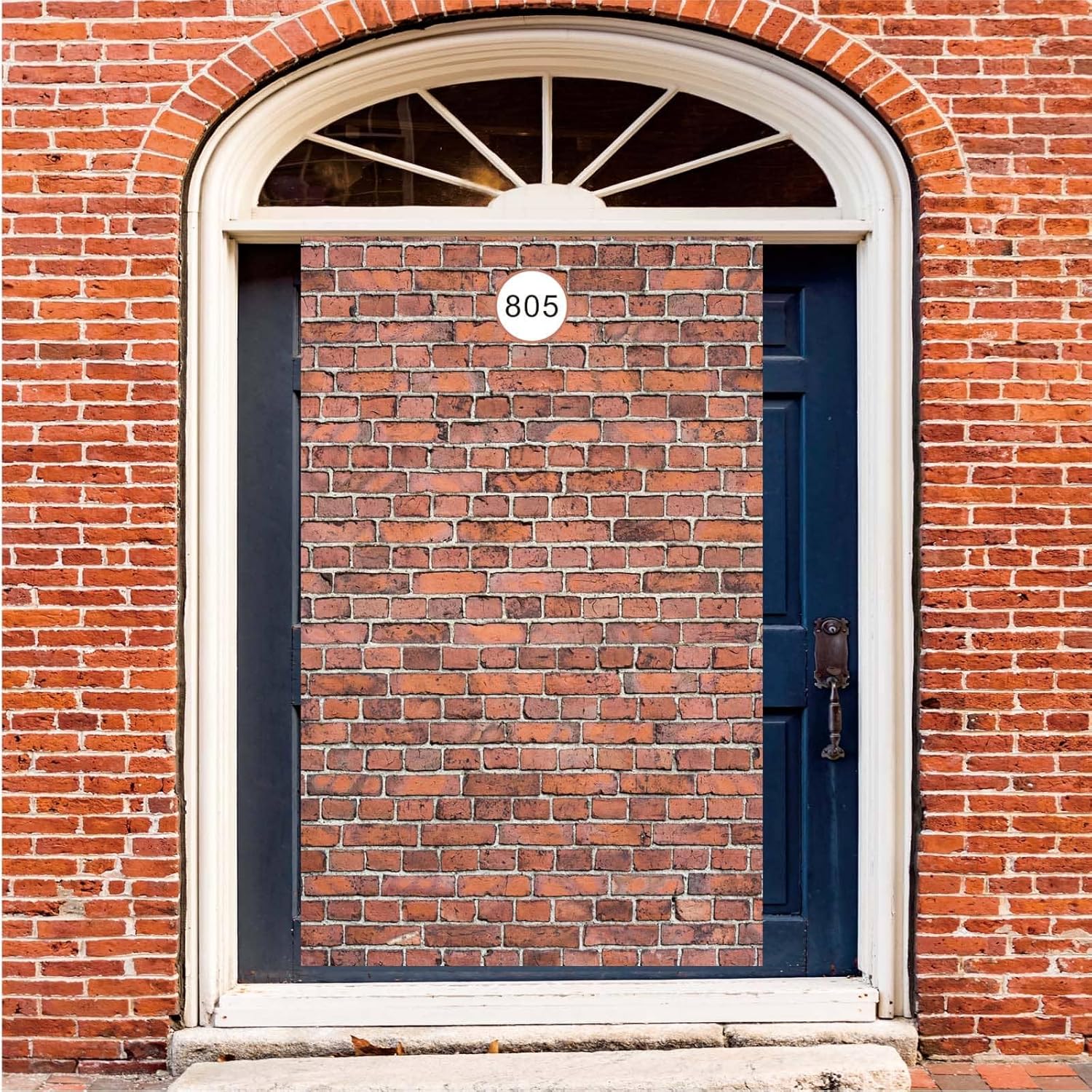 Brick Wall Backdrop Door Curtain Decor for Parties