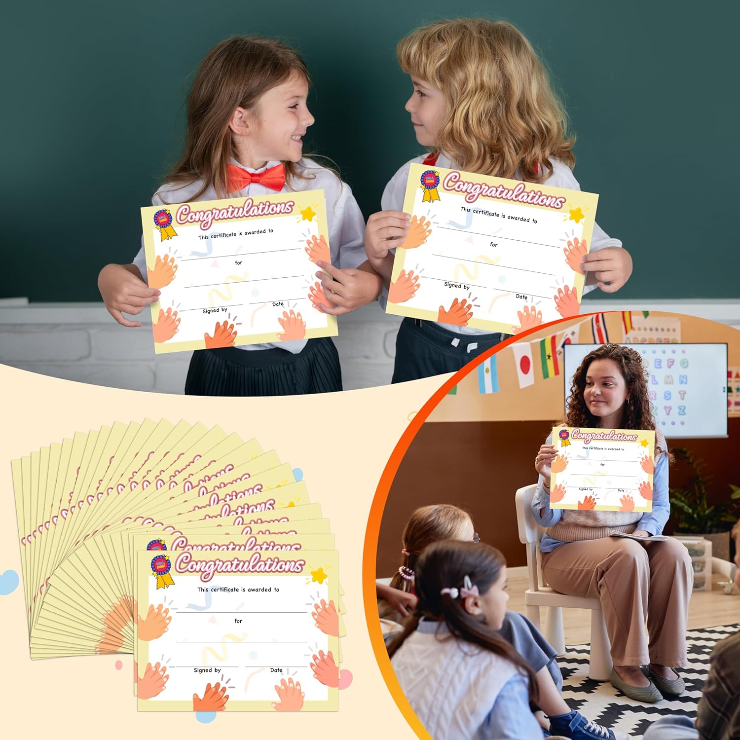 Certificate of Achievement 25 Pack for Kids