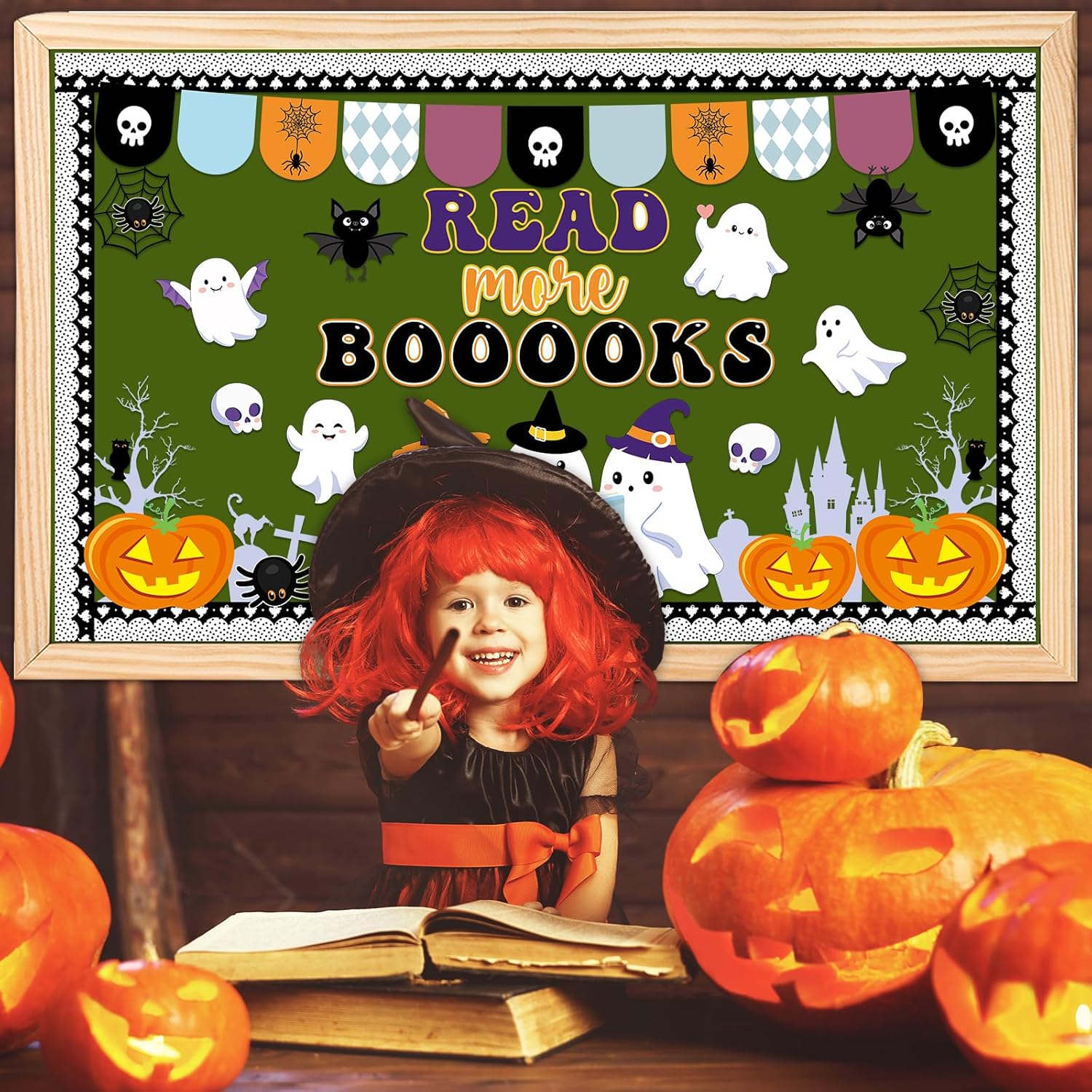 Halloween Bulletin Board Decorations Classroom Party Decor
