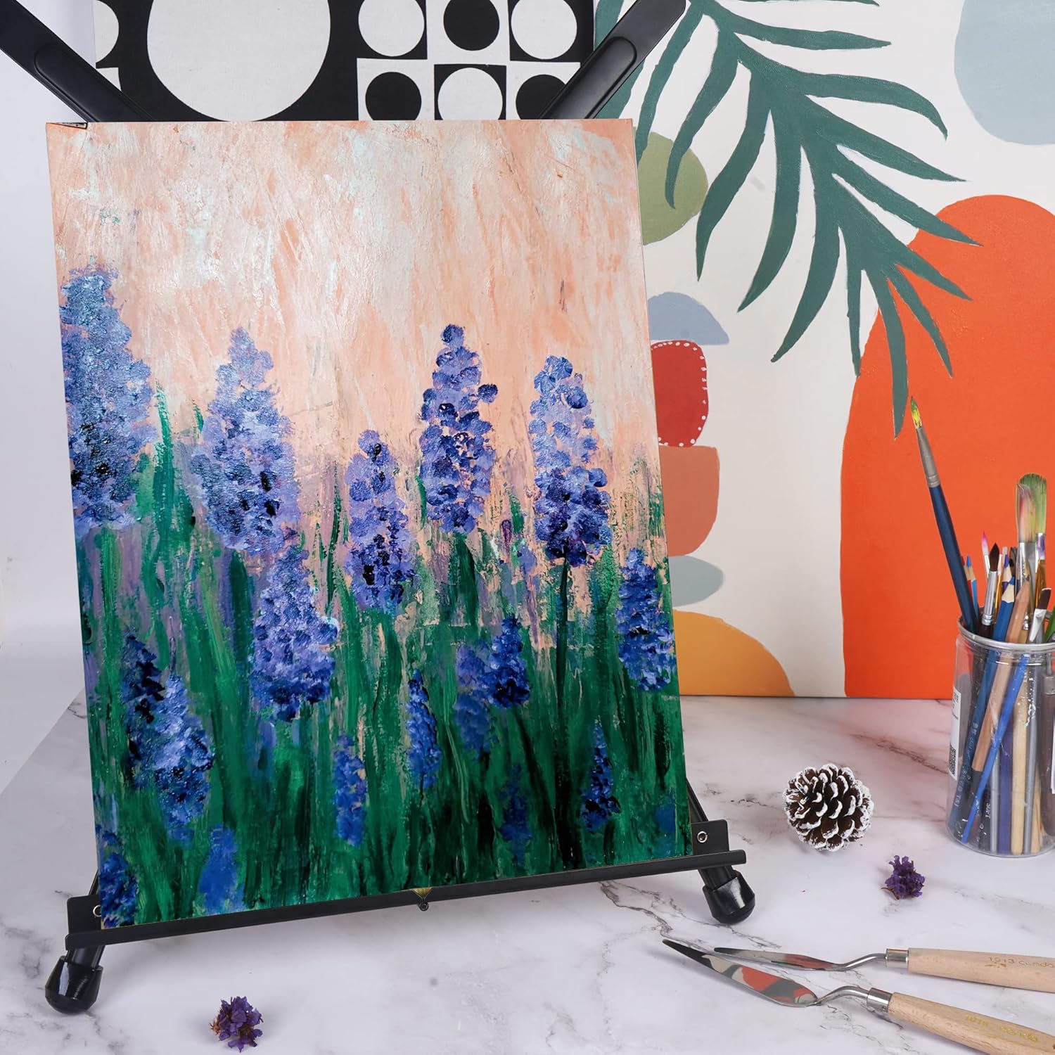 Conda Aluminum Tabletop Easel with Adjustable Height