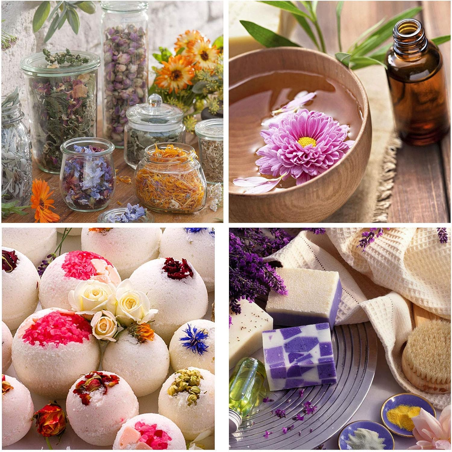 24 Natural Dried Flowers for Soap Making and DIY Projects