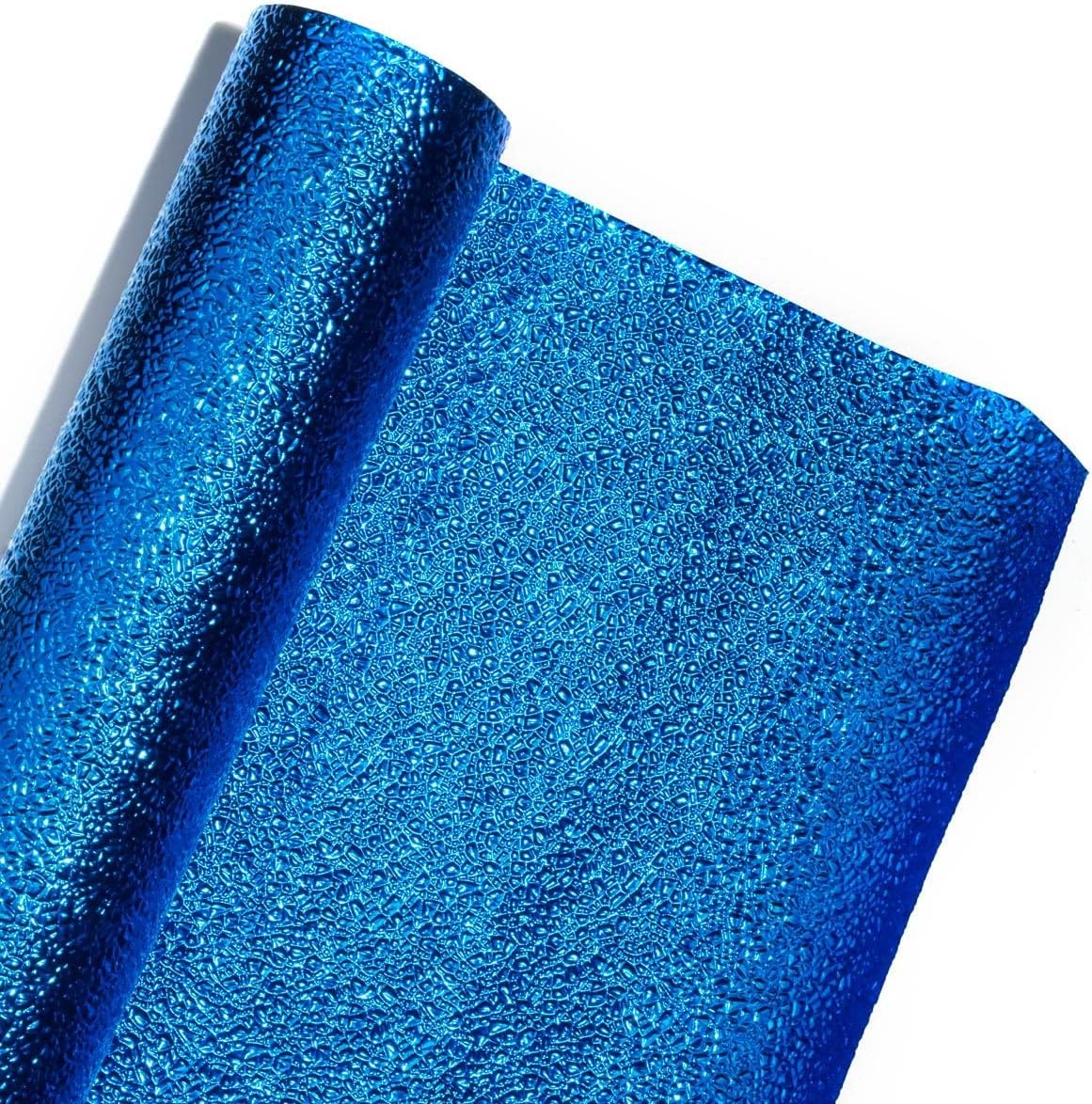 Andersons Royal Blue Cracked Ice Textured Decor Roll 48x24ft