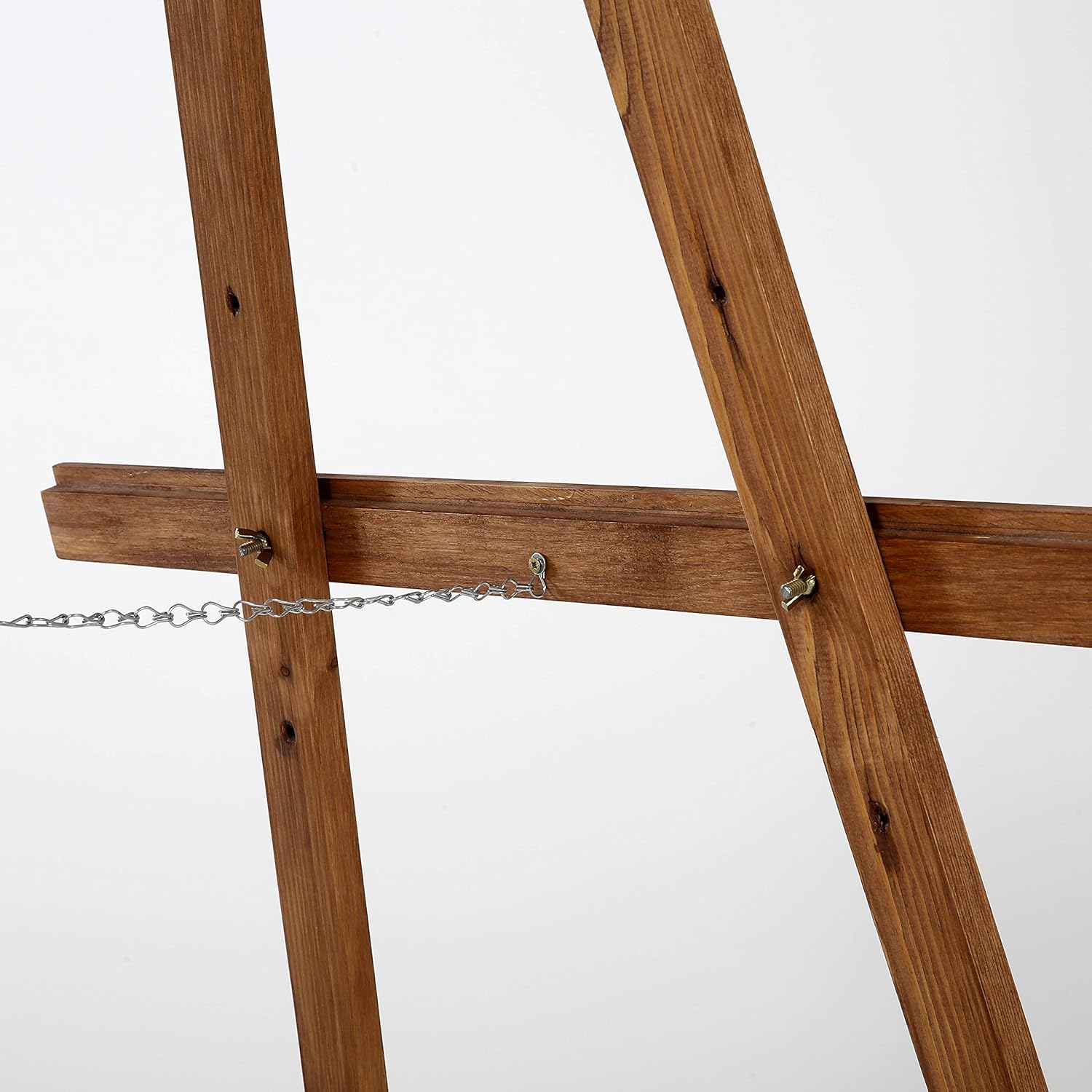 Dark Wood Rustic Art Easel Adjustable Height Stand