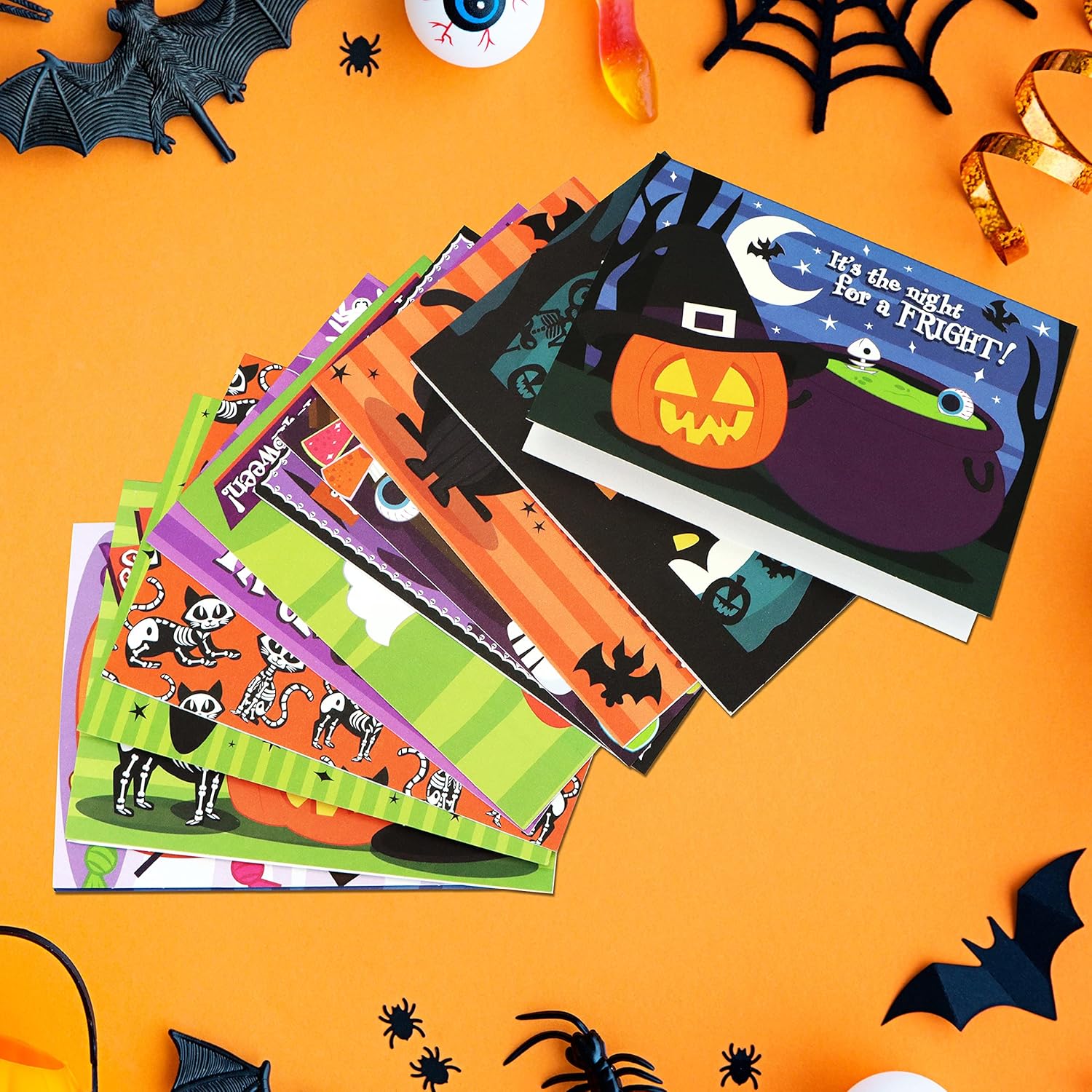 JOYIN Halloween Invitation Cards 72 Pcs 12 Designs