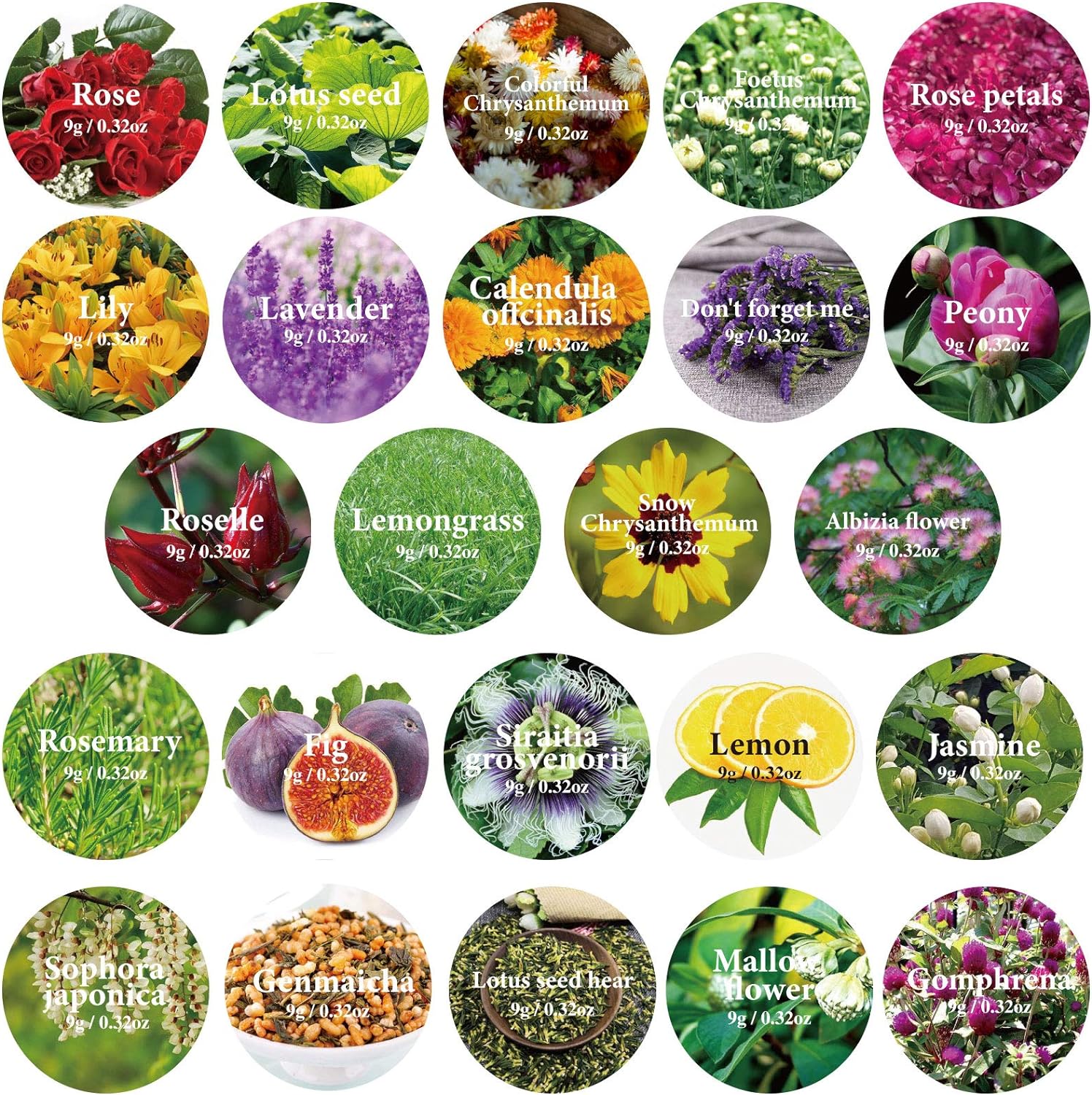 24 Natural Dried Flowers for Soap Making and DIY Projects