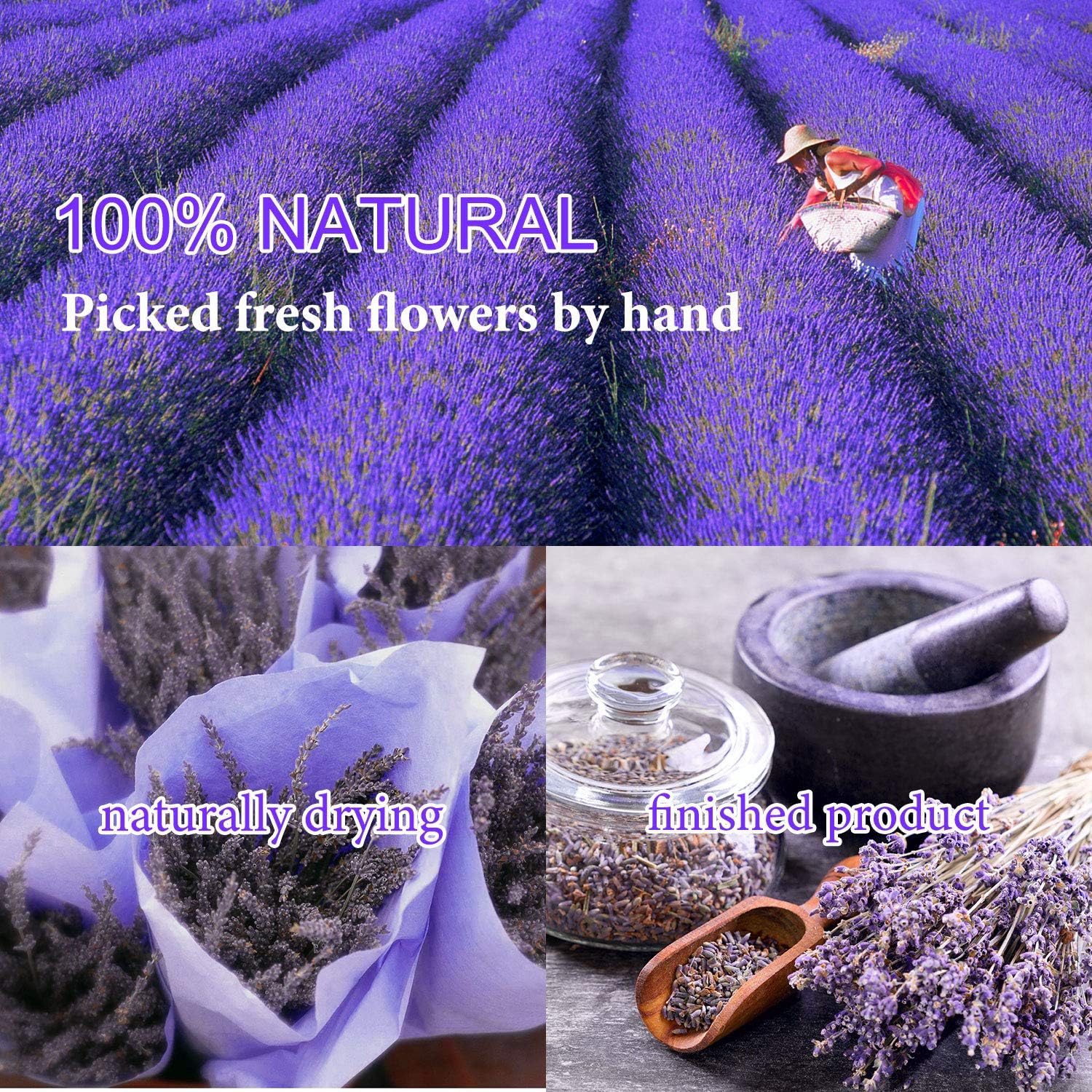 9 Bags Natural Dried Flowers Kit for Soap and Candle Making