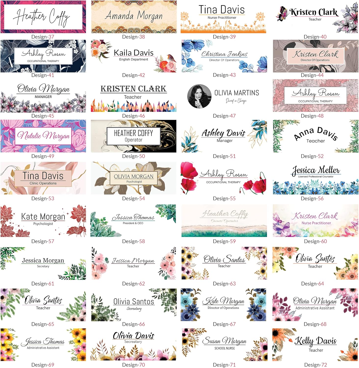 Personalized Office Desk Name Plate Sign