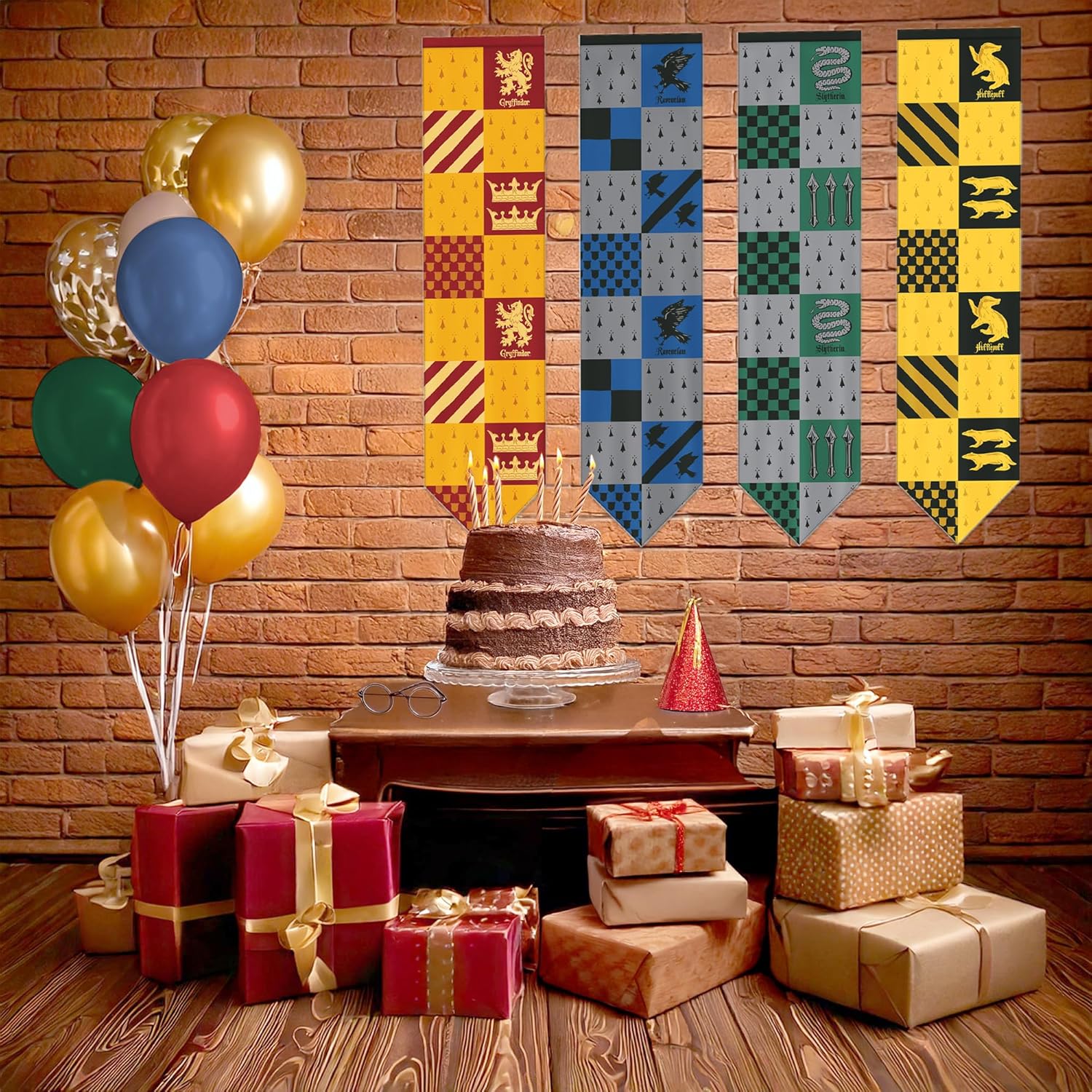 Harry Potter Quidditch House Banners Set of 4