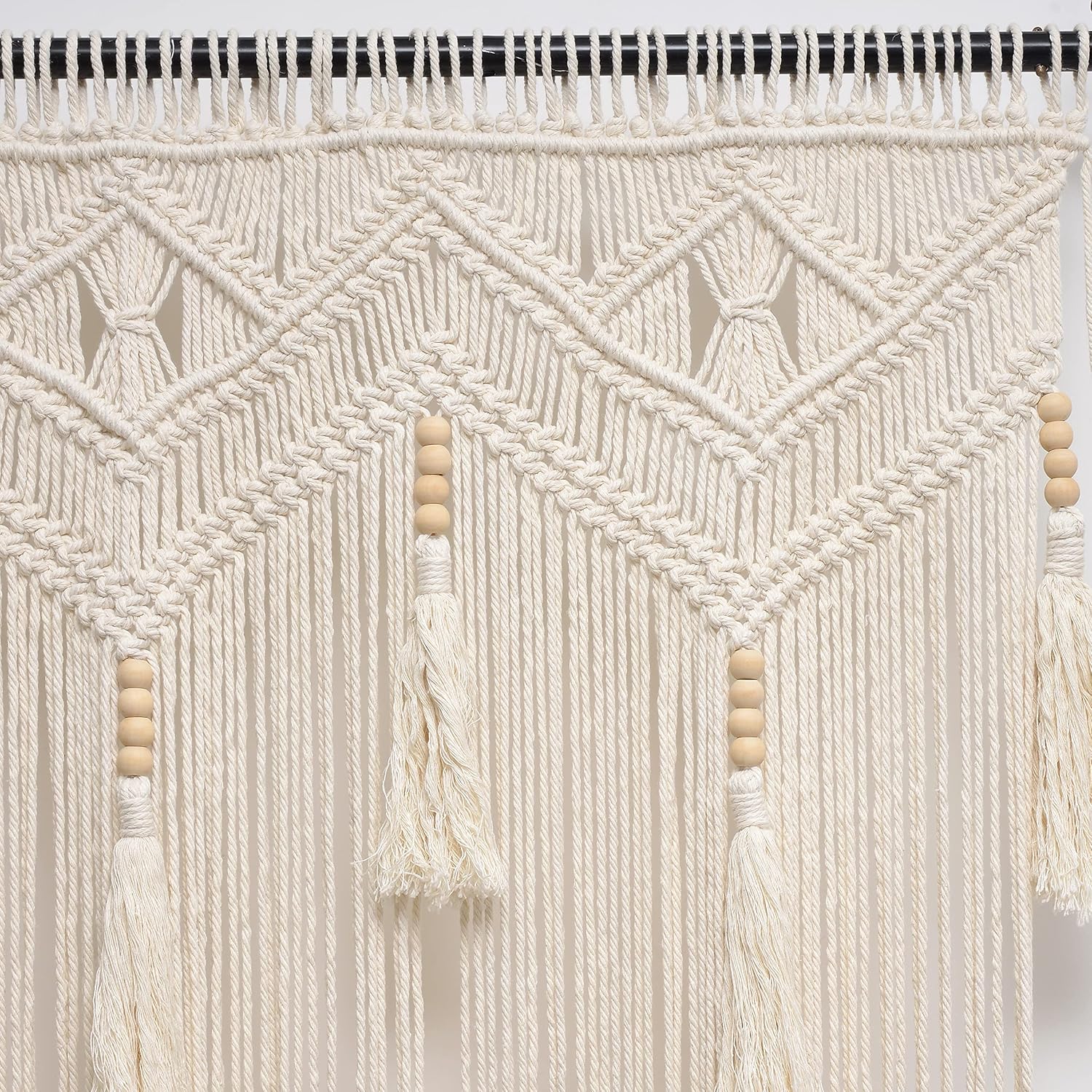 GCOVELIS Boho Macrame Wall Hanging 52x72 Inch Curtain