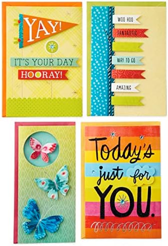 Hallmark Assorted Greeting Cards Set with Organizer Pack of 24